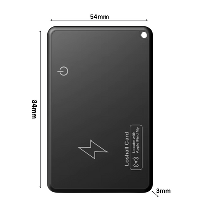 Smart Wallet Tracker – Ultradünne GPS-Karte mit kabellosem Laden & Apple „Wo ist?“ Kompatibilität