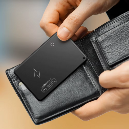 Smart Wallet Tracker – Ultradünne GPS-Karte mit kabellosem Laden & Apple „Wo ist?“ Kompatibilität